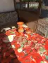 Стъклени малки чинийки и битови ваза и каничка, снимка 1