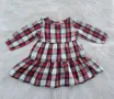 Детска карирана рокля H&M 9-12 месеца, снимка 5