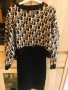 Комплект рокля с пуловер , снимка 1 - Рокли - 40178017