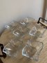 Комплект - 6 бр стъклени купички за ядки и 4 бр стъклени плата, снимка 2