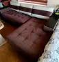 Продавам разтегателен диван с лежанка, снимка 1