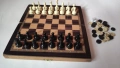 Комплект за шах и табла 23 х 21.5 см, снимка 2