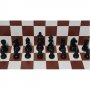 Шах фигури Staunton 6 дизайн тип Абанос  Изработени от чемшир - бели и черни, снимка 1