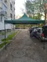 Шатра 3х3м Черна подсилена конструкция, шагрен, неръждаема с непромокаемо покривало, снимка 1