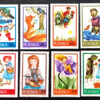 Полша, 1968 г. - пълна серия чисти марки, приказки, 3*13, снимка 1 - Филателия - 40838832