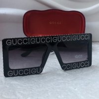 Gucci дамски слънчеви очила с камъни маска, снимка 7 - Слънчеви и диоптрични очила - 31091094