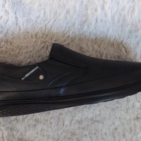 Обувки, гигант, черни, естествена кожа, код 396/ББ1/70, снимка 3 - Ежедневни обувки - 36922906
