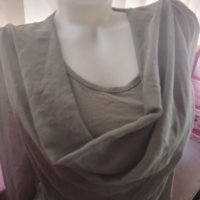 Сива блузка🩶, снимка 3 - Блузи с дълъг ръкав и пуловери - 40836118