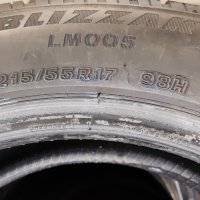 4бр.зимни гуми 215/55/17 Bridgestone, снимка 3 - Гуми и джанти - 42661635