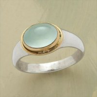 Ретро турски пръстен с лунен камък размер 56, снимка 2 - Пръстени - 33860837