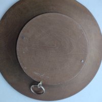 Дървена ръчно резбована висяща табела / чиния  за стена .Salzburg Austria, снимка 5 - Антикварни и старинни предмети - 38438517