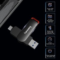 fanxiang 512GB USB стик, до 560 MB/s, тип C+ USB A USB3.2 Gen2, снимка 4 - USB Flash памети - 44178965
