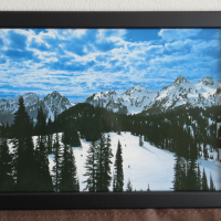 Продавам картина зимен пейзаж Rainier Mauntain, снимка 1 - Картини - 44605713