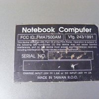 Ретро лаптоп intel 486 dx2 66 mhz, снимка 4 - Части за лаптопи - 40154315
