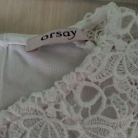 Бяла блуза Orsay, няма забележки, като нова е, снимка 2 - Тениски - 42092427