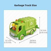 Нова детска играчка камион за боклук реалистична кола с повдигач за деца, снимка 2 - Други - 42241406