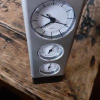 часовник с будилник, термометър и хидрометър за бюро разни, снимка 10 - Други - 13454690