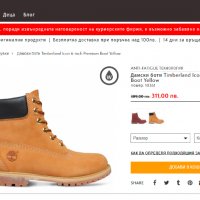 боти Timberland 6-Inch Classic Premium Waterproof  10361  номер 39 , снимка 3 - Дамски боти - 31643293