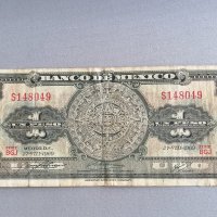 Банкнота - Мексико - 1 песо | 1969г., снимка 1 - Нумизматика и бонистика - 40769014