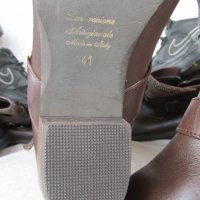 тексаски хард високи ботуши  LAVORAZIONE ARTIGIANA® Boots original,100% кожа,40-41, снимка 15 - Дамски ботуши - 35285756
