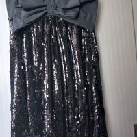 ZARA# черна с пайети# НОВА# вечерна рокля# размер XS, снимка 8 - Рокли - 42290496