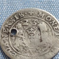 Сребърна монета 16 гроша 1623г. Сигизмунд трети Данциг 5184, снимка 6 - Нумизматика и бонистика - 42891117