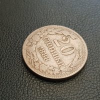 20 стотинки 1888 година Княжество България добра монета №4, снимка 2 - Нумизматика и бонистика - 39216185