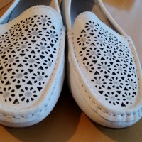 Нови мокасини, бели, номер 37, снимка 3 - Дамски ежедневни обувки - 40788594
