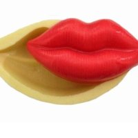 Голяма уста устна устни силиконов молд форма фондан гипс шоколад декор, снимка 1 - Форми - 42183721