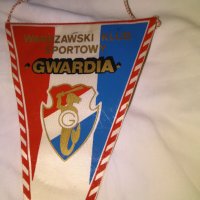 Футболно флагче на Гвардия Варшава 255х150мм, снимка 4 - Футбол - 30072162