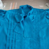 Дамска копринена блуза, снимка 2 - Ризи - 36653506