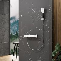Нов MORADO Луксозен термостатичен стенен душ смесител Дом , снимка 7 - Други стоки за дома - 42446383