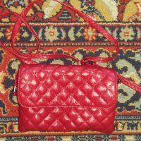 Сет от две малки червени дамски чанти, снимка 4 - Чанти - 31451867