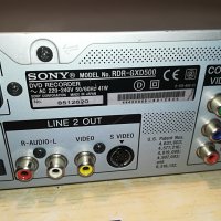 sony rdr-gxd500 dvd recorder-made in japan, снимка 15 - Ресийвъри, усилватели, смесителни пултове - 29086493