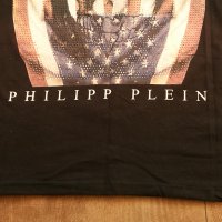 PHILIPP PLEIN MADE IN ITALY размер М - L мъжка тениска 9-41, снимка 3 - Тениски - 35115261