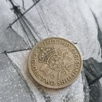 Монета - Великобритания - 2 шилинга | 1947г., снимка 1 - Нумизматика и бонистика - 42136372