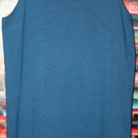 Bershka рокля - туника без ръкав с шал яка /тюркоазено синьо/, снимка 1 - Рокли - 30373580