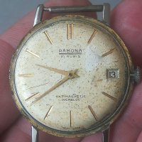 Швейцарски часовник RAMONA 21 rubis. Vintage watch. Мъжки механичен. Swiss made , снимка 2 - Мъжки - 40639686