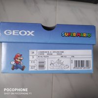 Продавам - детски светещи маратонки Geox Nintendo Super Mario номер 34, снимка 10 - Детски маратонки - 37972478