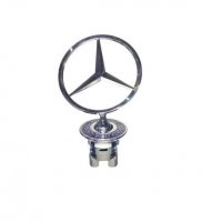 3000042876 Емблема преднен капак Mercedes-Benz "мерник" W202 W203 W210 W211, снимка 3 - Аксесоари и консумативи - 15015542