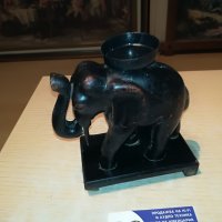 слон-свещник-внос франция-15х15х8см, снимка 18 - Антикварни и старинни предмети - 29497831