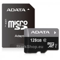 Карта памет – MicroSD ADATA 128GB, снимка 1 - Карти памет - 30519686