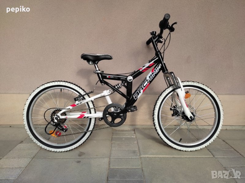 Продавам колела внос от Германия детски мтв велосипед BACHINI LEGEND 20 цола преден и заден амортись, снимка 1