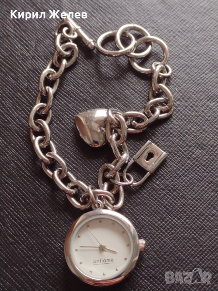Дамски часовник гривна ОРИФЛЕЙМ много красив стилен дизайн 43403, снимка 1