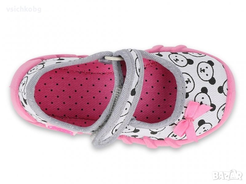 Пантофи за момиче Мече дишаща подметка и анатомично ходило Бефадо  SOFT-B BEFADO 109P220  ( 18-26 ), снимка 1