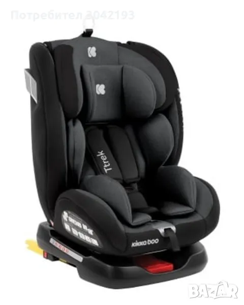 Стол за кола 0-1-2-3 (0-36 кг) Kikkaboo Ttrek Black, снимка 1