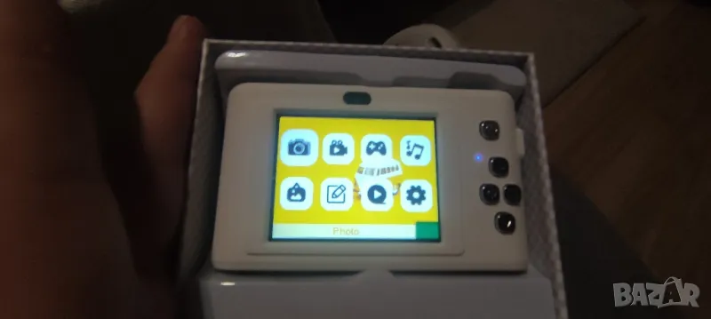 фотоапарат 4к HD бял пълен комплект принадлежности , снимка 1