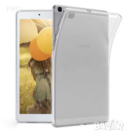 Прозрачен силиконов кейс с подсилени ъгли за таблет Samsung Galaxy Tab A8 (8.0", WiFi/LTE) / T290, T, снимка 1