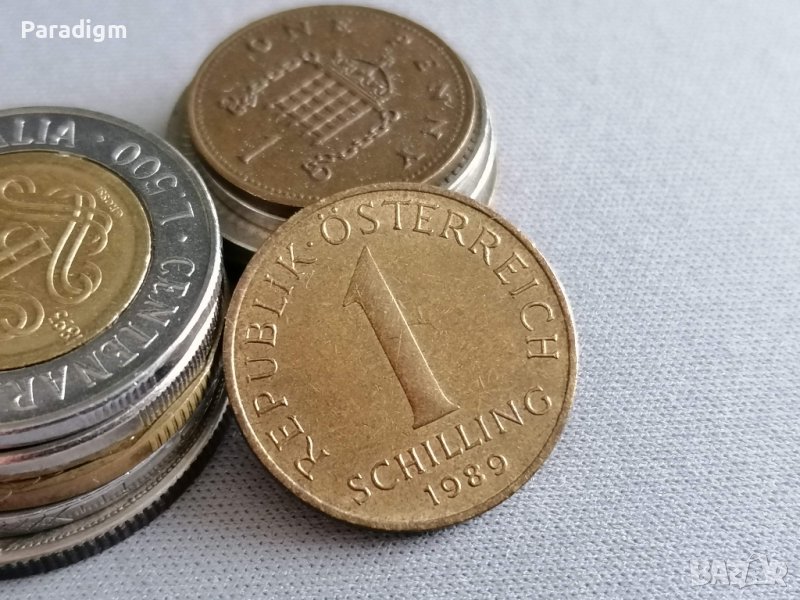 Монета - Австрия - 1 шилинг | 1989г., снимка 1