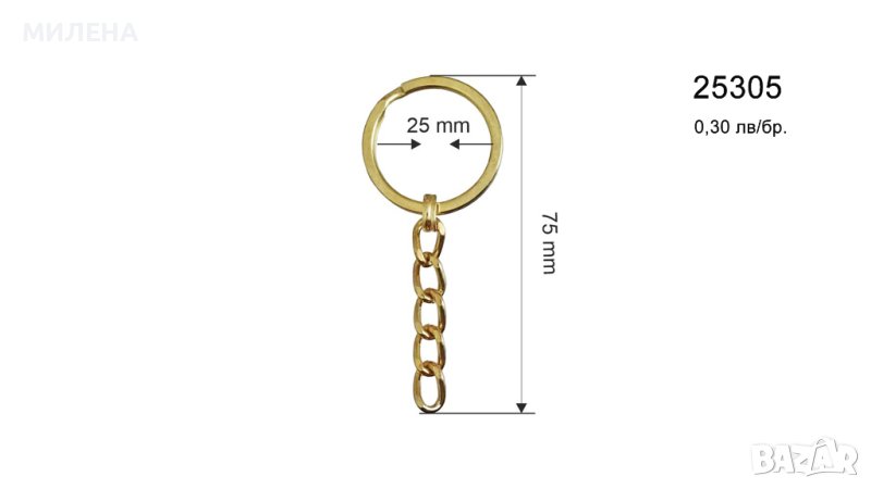 ХАЛКИ ЗА КЛЮЧОДЪРЖАТЕЛ, снимка 1